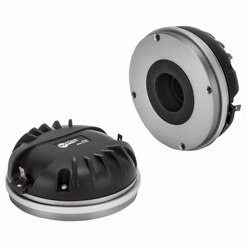 RCF ND 840-16Ω Driver wyjście:1.4" Moc: 110W RMS, 220W muzycz., skuteczność: 109 dB, pasmo: 500-20000Hz tytan